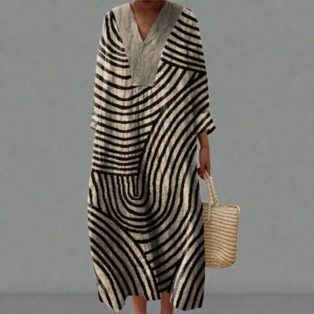 Abigail - Elegant Printed Dress