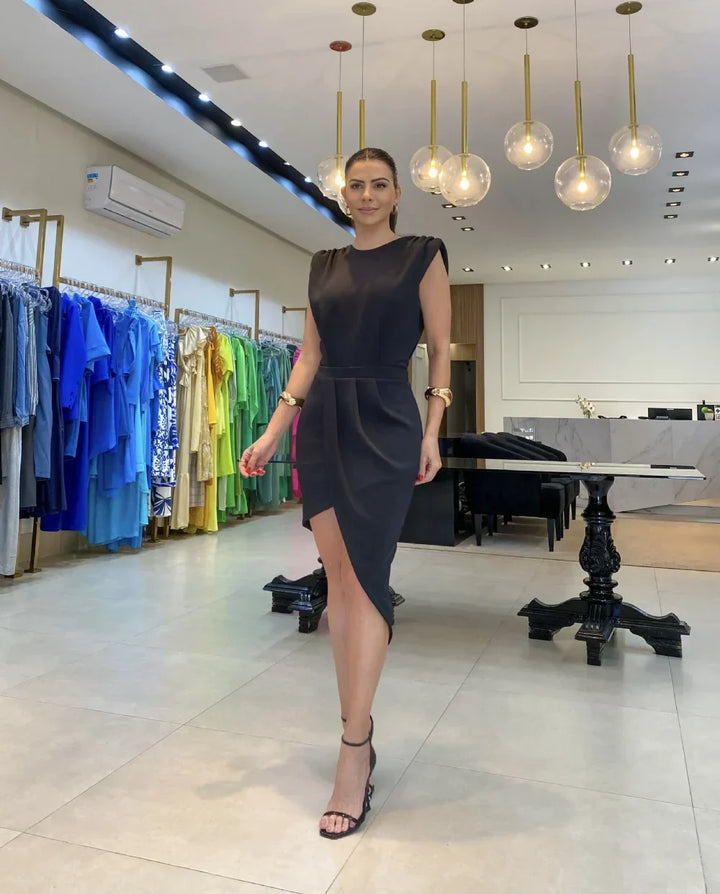 Nikki - Cocktail Dress with Tulip-Shaped Hem