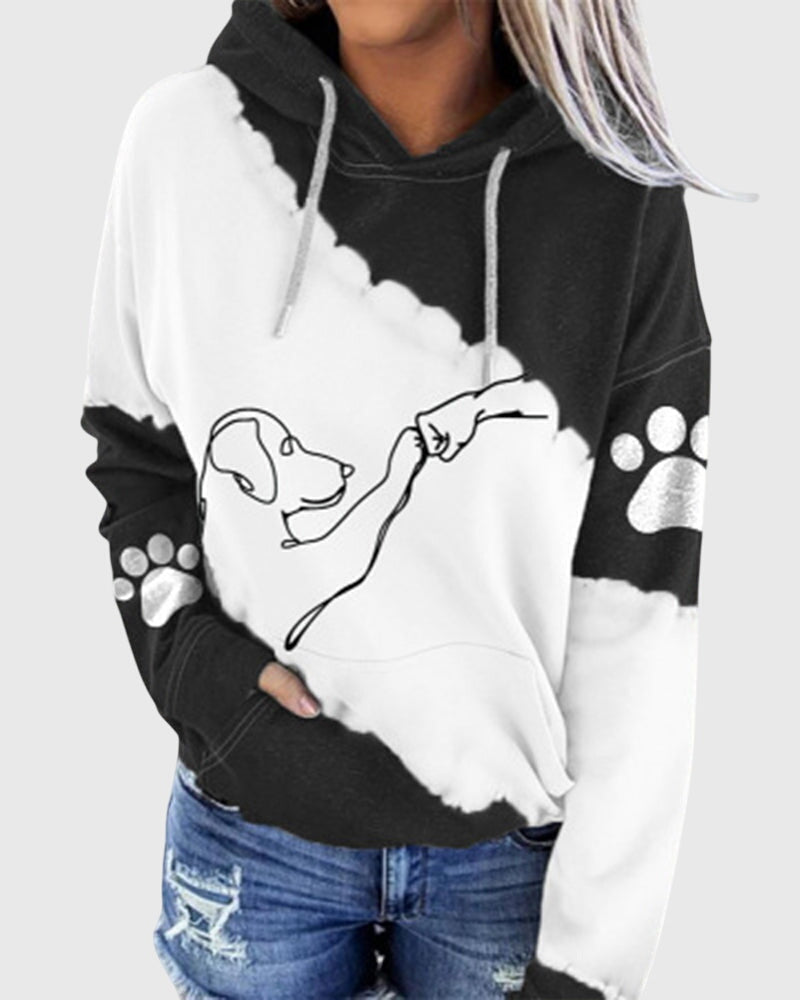 Pet-Lover Long-sleeved hoodie