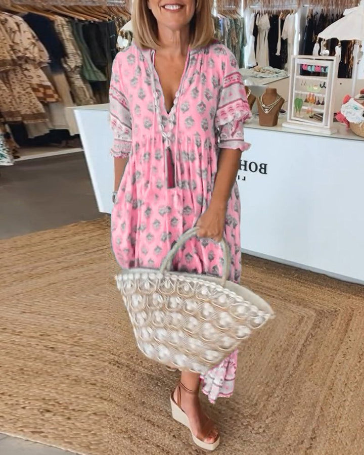 Riley - Colourful Boho Dress
