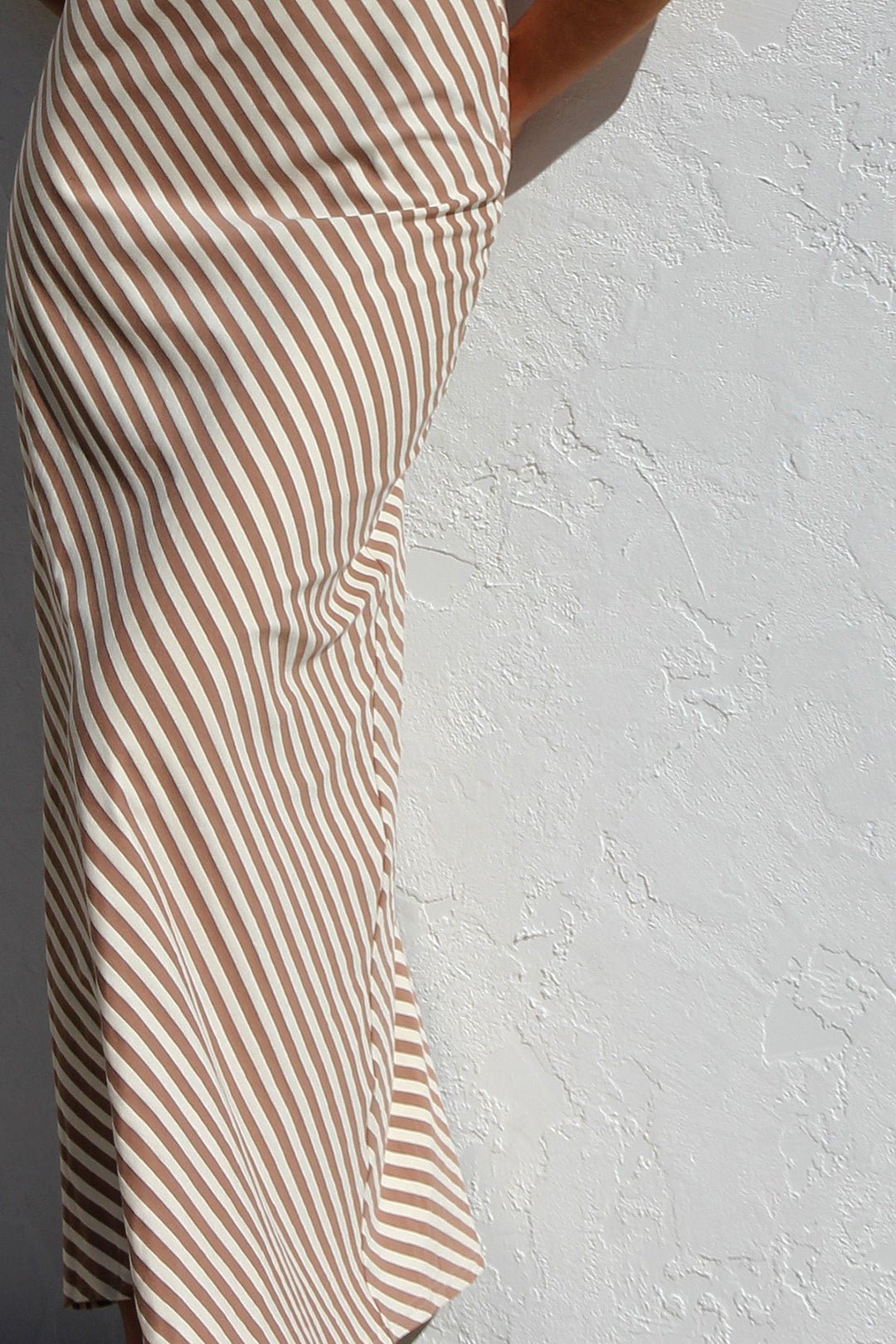 Rosalie - Striped Dress with Elegant Detail