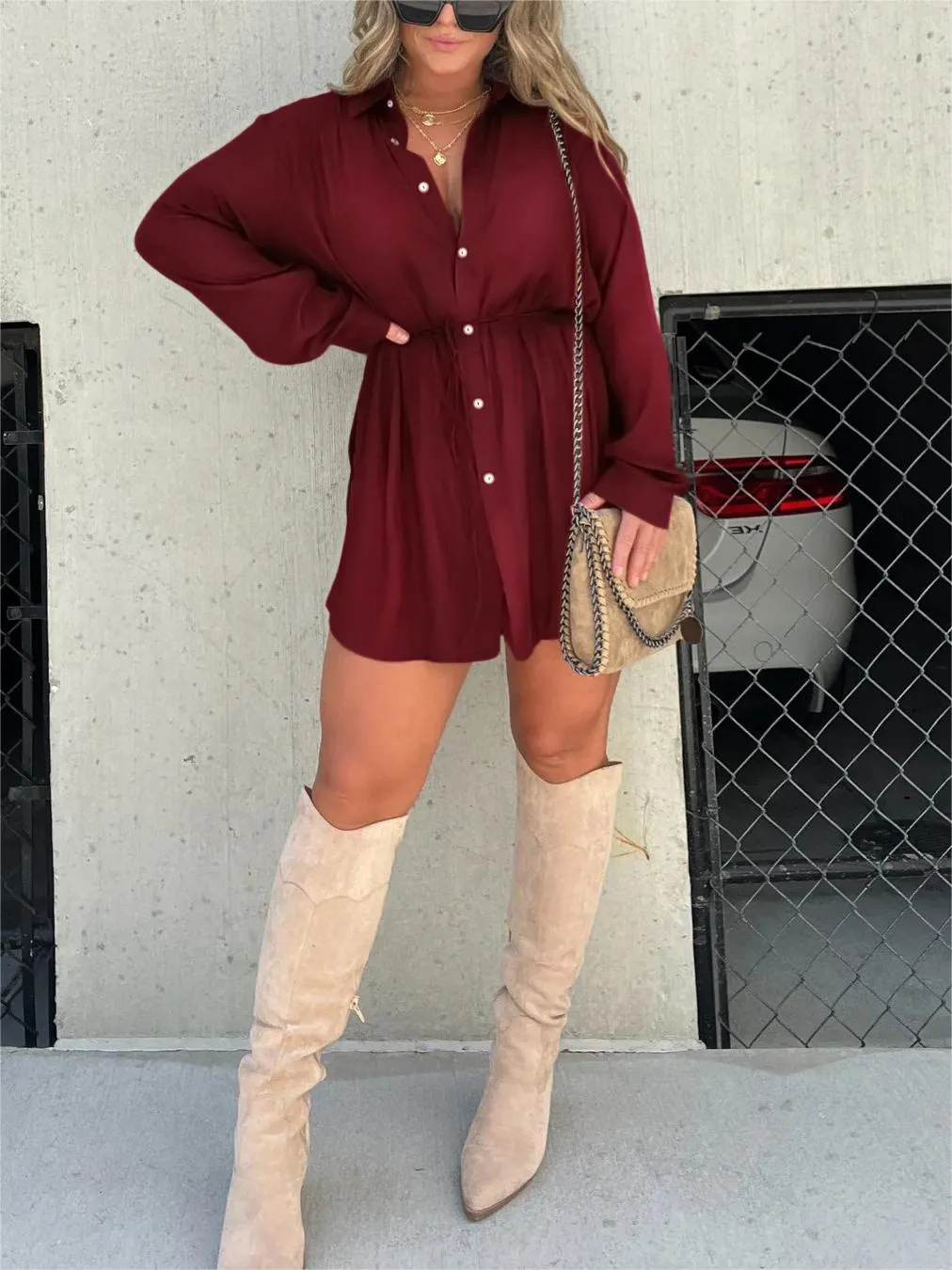 Leah - Elegant Dress Shirt
