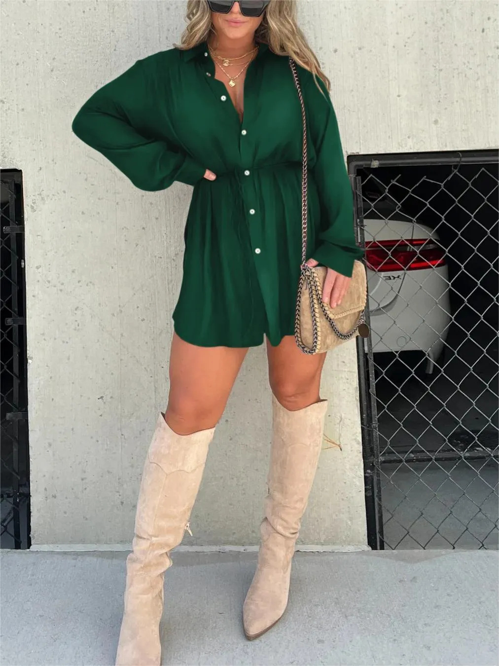Leah - Elegant Dress Shirt