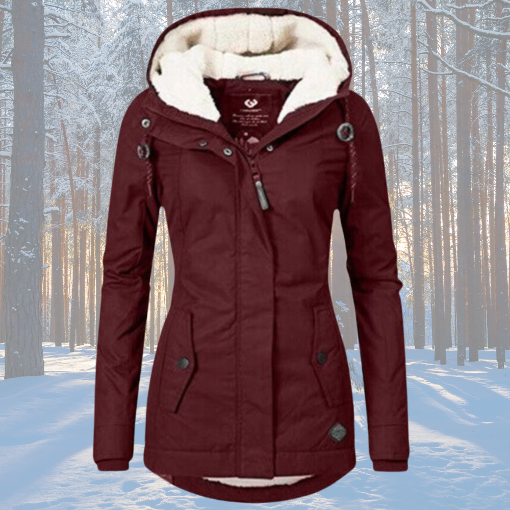 Naomi - Fleece Lined Hooded Parka Jacket